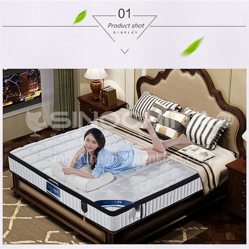 BC-ST-6- Knitted fabric, stainless steel spring, soft bottom, parallel net, side sponge sealing, comfortable skin-friendly mattress